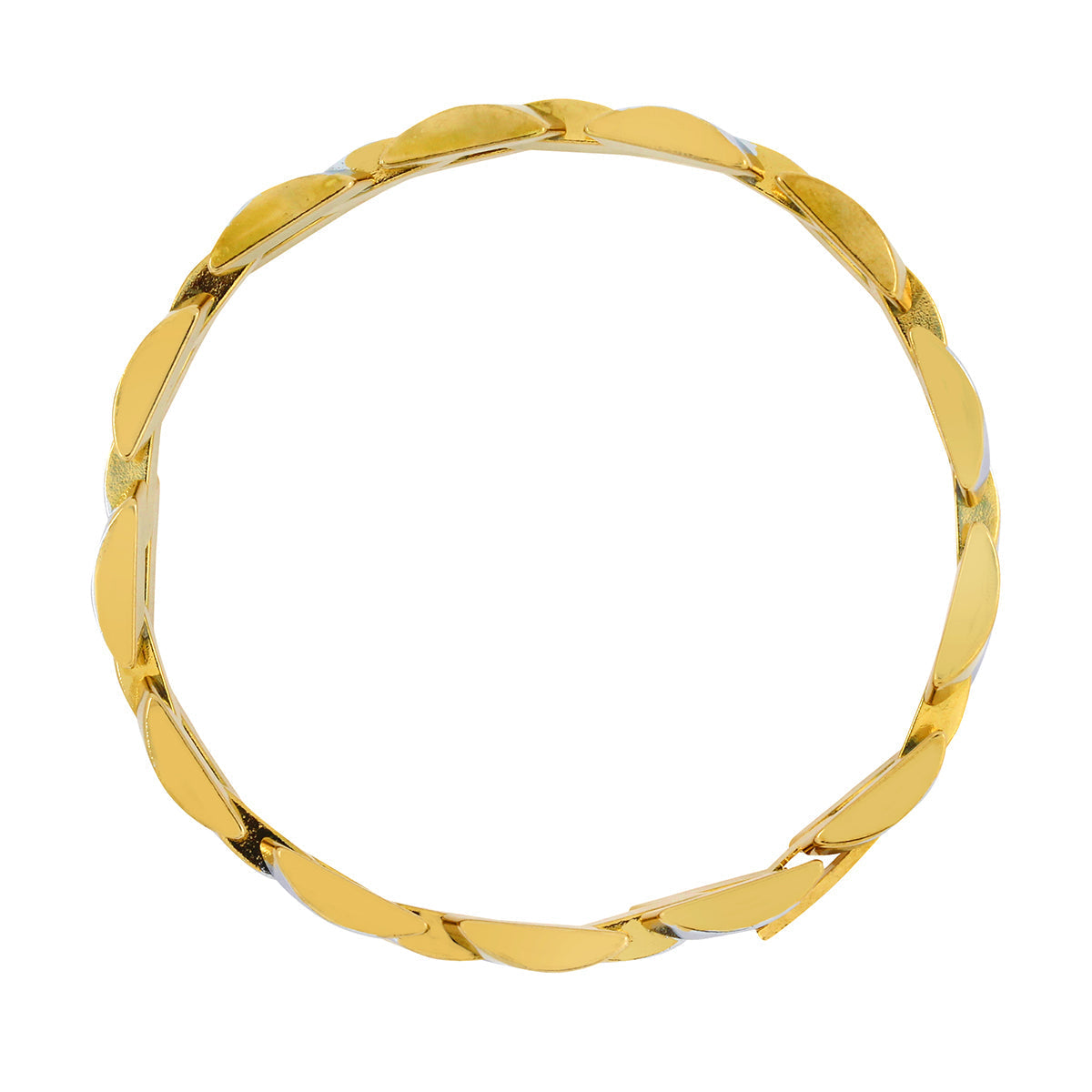Surgical Stainless Steel 18K Gold Rhodium Plated Bracelet Men