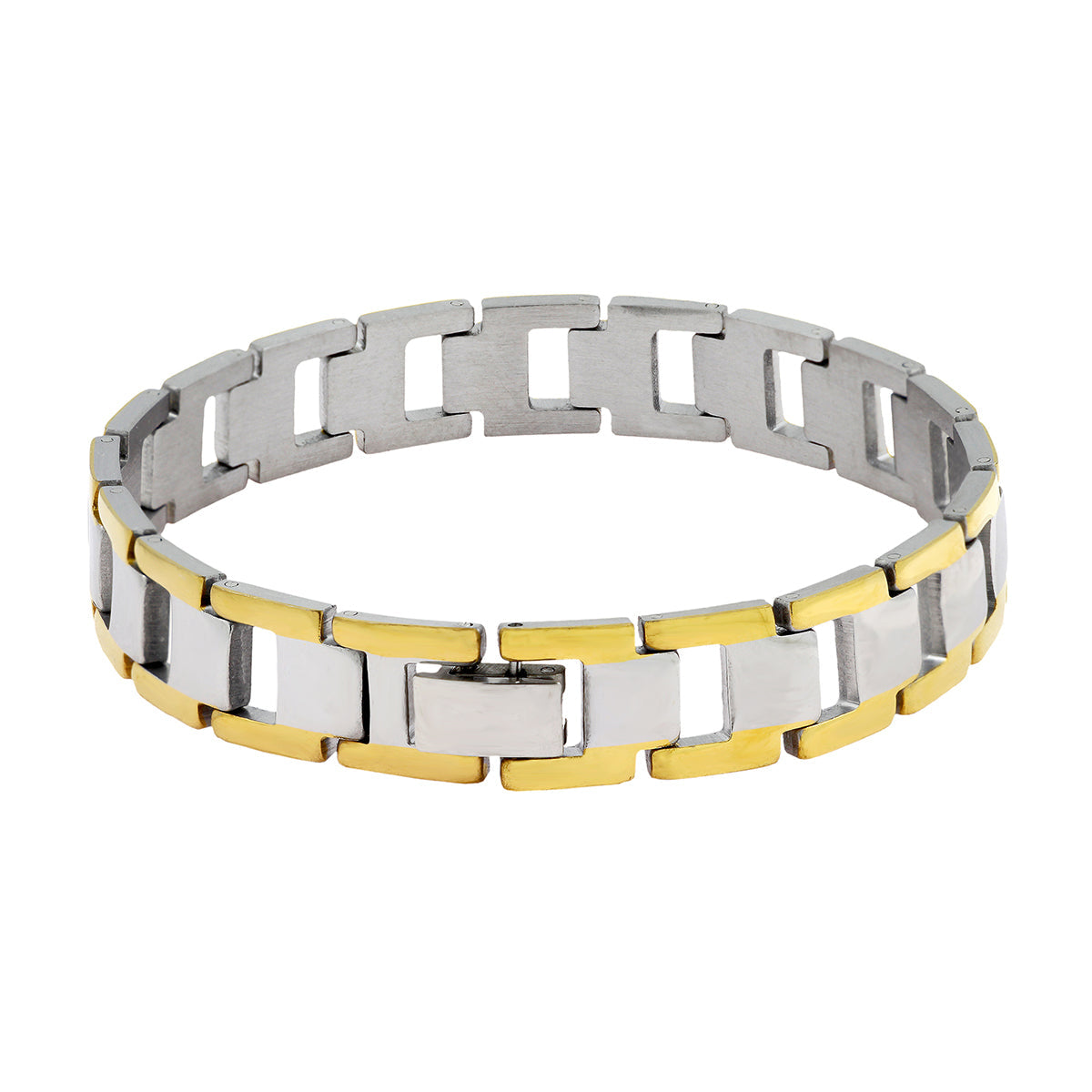 Men's 18K Gold Plated Titanium Chain Link Bracelet - Alex – Eye Candy Los  Angeles