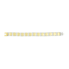 Stylish Geometric 316L Stainless Steel Gold Bracelet Magnetic Men