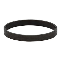 Designer Black Stainless Steel Bangle Kada Bracelet Men