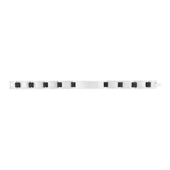 Stylish Biker Black Accents 316L Stainless Steel Bracelet For Men