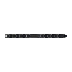 Stylish Designer Id Black 316L Stainless Steel Bracelet For Men