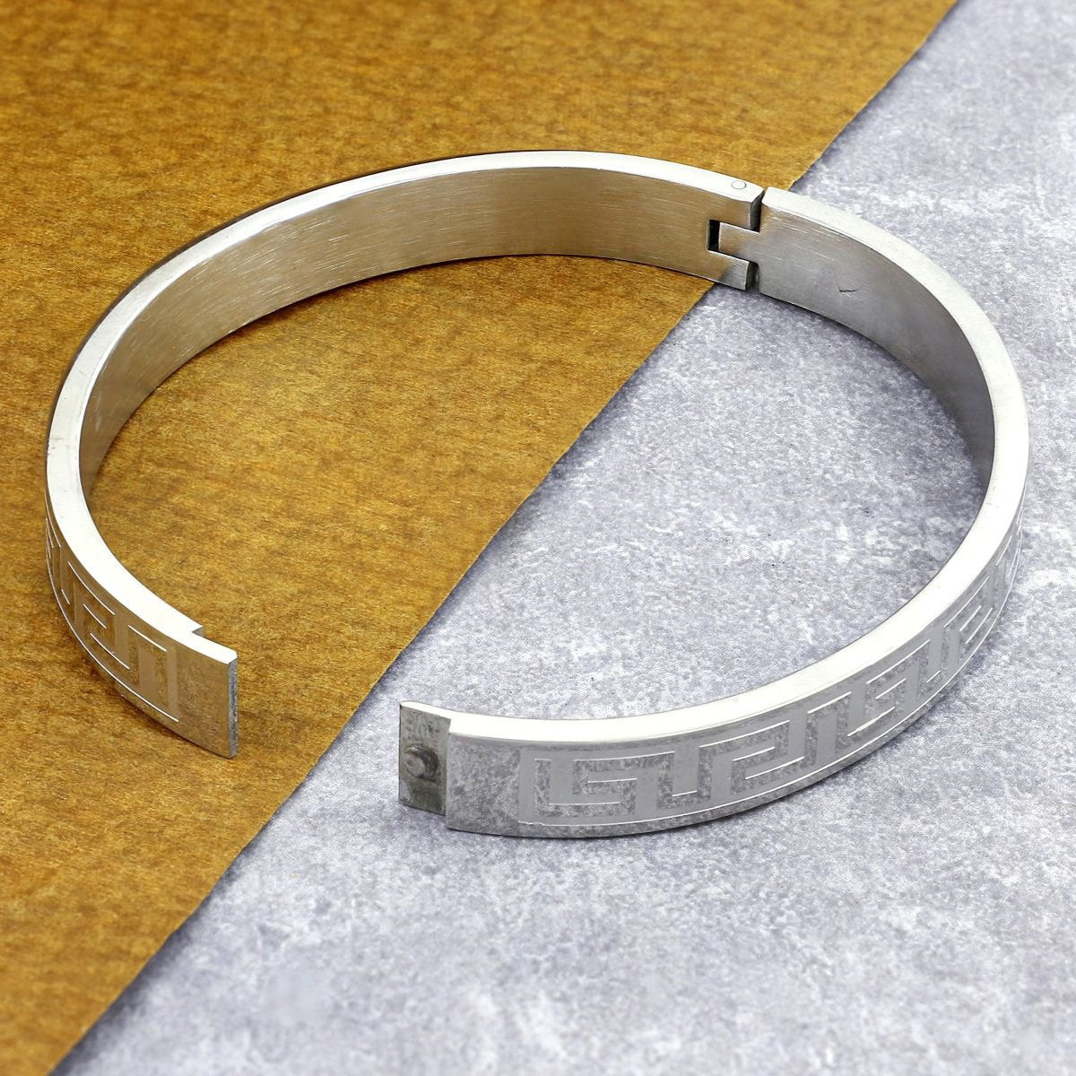 Mens Designer Silver Bracelet