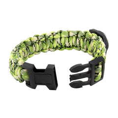 Green Compass Outdoor Camping Adventure Wrist Band Paracord Bracelet