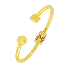 Designer 18K Gold Stainless Steel Cuff Kada Bangle Bracelet For Women
