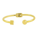 Designer 18K Gold Stainless Steel Cuff Kada Bangle Bracelet For Women