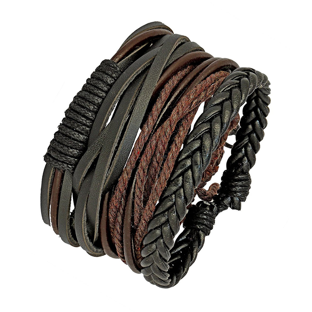 Claddagh Charm Hippy Bracelet-Claddagh-Mens bracelet