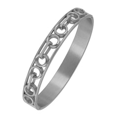 Stylish Italian 316L Stainless Steel Openable Kada Bracelet Men
