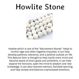 Howlite Lava Reiki Meditation Yoga Healing Beads Distance Bracelet