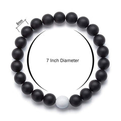 Onyx Lava Reiki Meditation Yoga Healing Beads Distance Bracelet