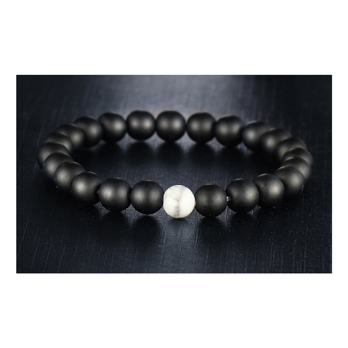 Onyx Lava Reiki Meditation Yoga Healing Beads Distance Bracelet