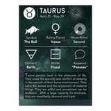 Taurus Constellation Zodiac Star Sign Leather Wrist Band Bracelet