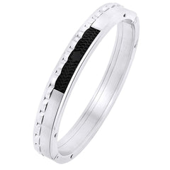 German Luxury Designer Black Solid 316L Stainless Steel Openable Men