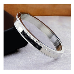 German Luxury Designer Black Solid 316L Stainless Steel Openable Men