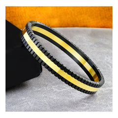 German Luxury Designer Black 18K Gold Solid Stainless Steel Men