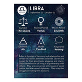 Libra Constellation Zodiac Star Leather Wrist Band Strand Bracelet