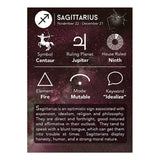 Sagittarius Constellation Zodiac Star Leather Wrist Band Bracelet