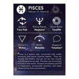 Pisces Constellation Zodiac Star Leather Wrist Band Strand Bracelet