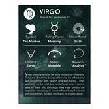 Virgo Constellation Zodiac Star Leather Wrist Band Strand Bracelet