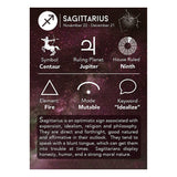 Sagittarius Constellation Zodiac Star Leather Wristband Bracelet