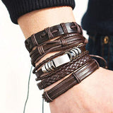 Leather Wraps Casual Party Wear Skin Friendly Bracelets