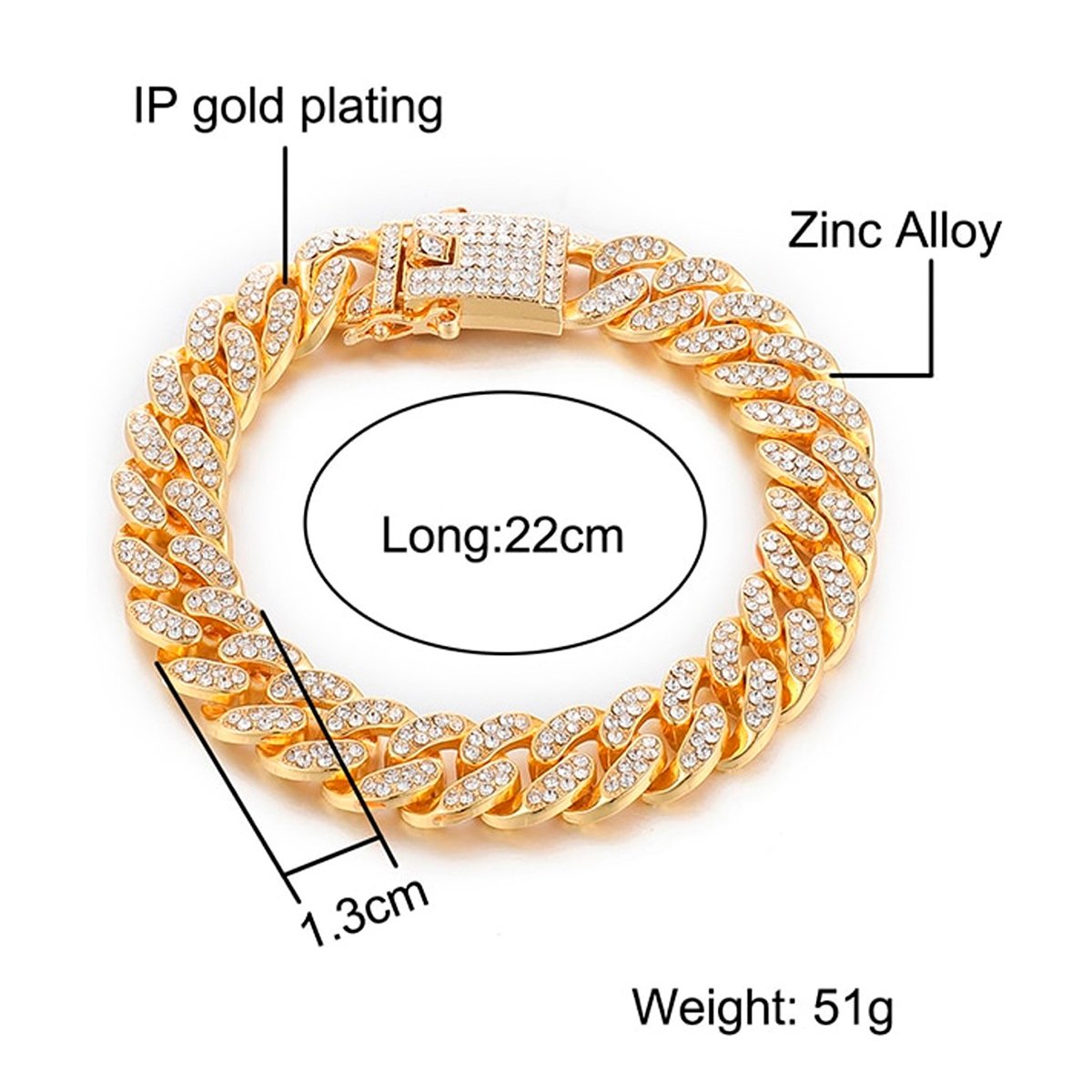 Buy 18k Gold Bracelet Men, Silver Bracelet Chains, Mens Gold Cuban Bracelet  Thick Rope Chain & Link Bracelets Mens Jewellery Gifts UK Online in India -  Etsy