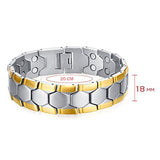 Stainless Steel Health Care Magnet Therapy Bio Energy Bracelet