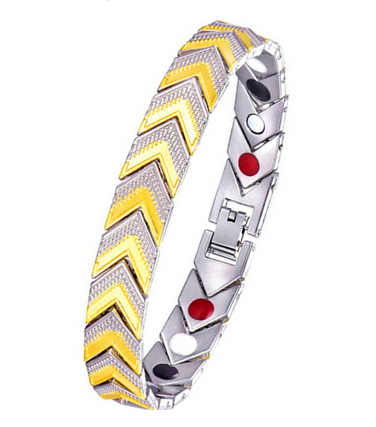 Gold Bio Magnetic Bracelet, Size: 22 Cm at Rs 3625.00/piece in Beed | ID:  23748376773