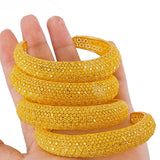 Stylish Filigree Just Like Gold Cuff Kada Bangle Bracelet Women