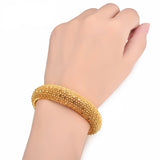 Stylish Filigree Just Like Gold Cuff Kada Bangle Bracelet Women
