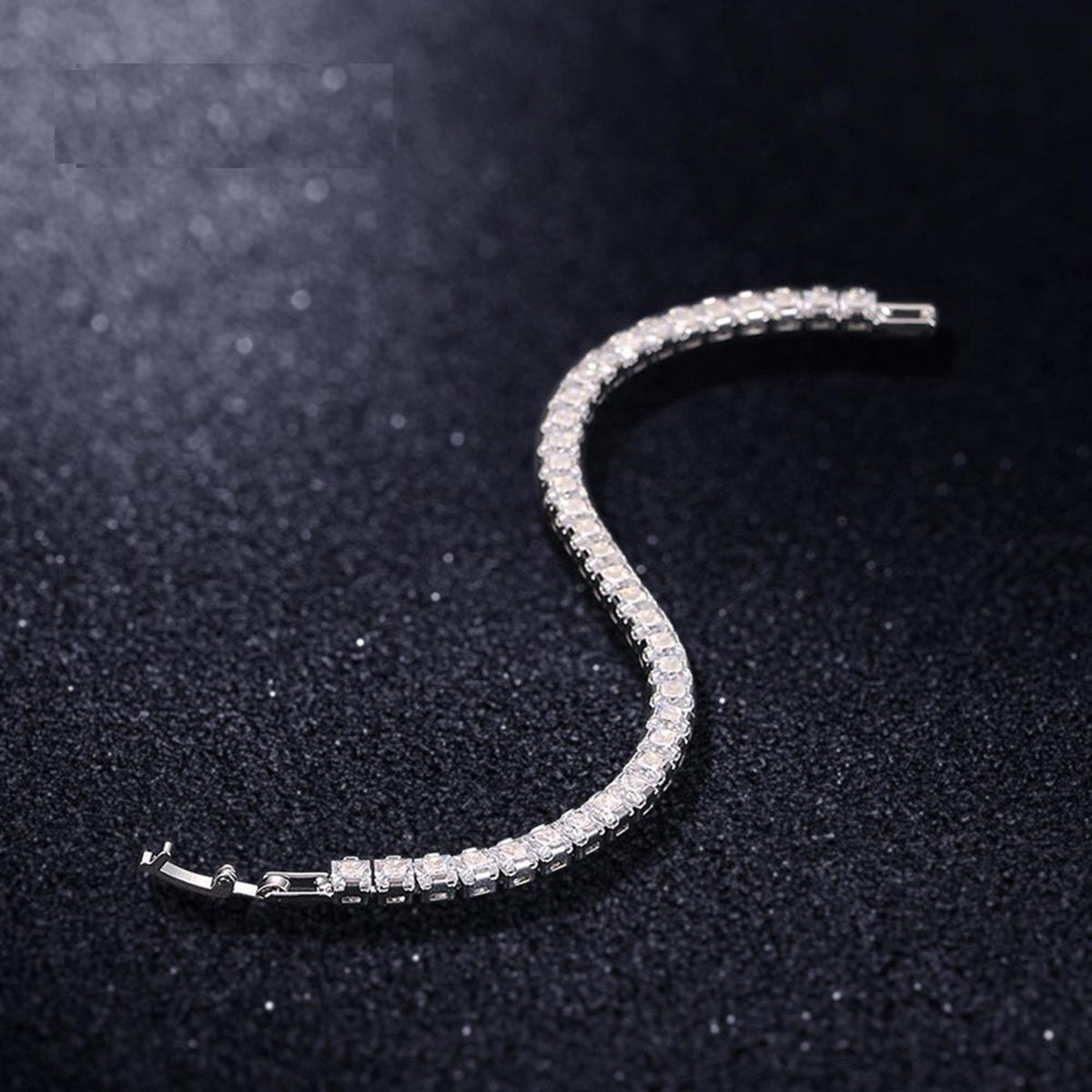 Pandora Era Bezel Sterling Silver Lab-grown Diamond Chain Bracelet |  Pandora UK