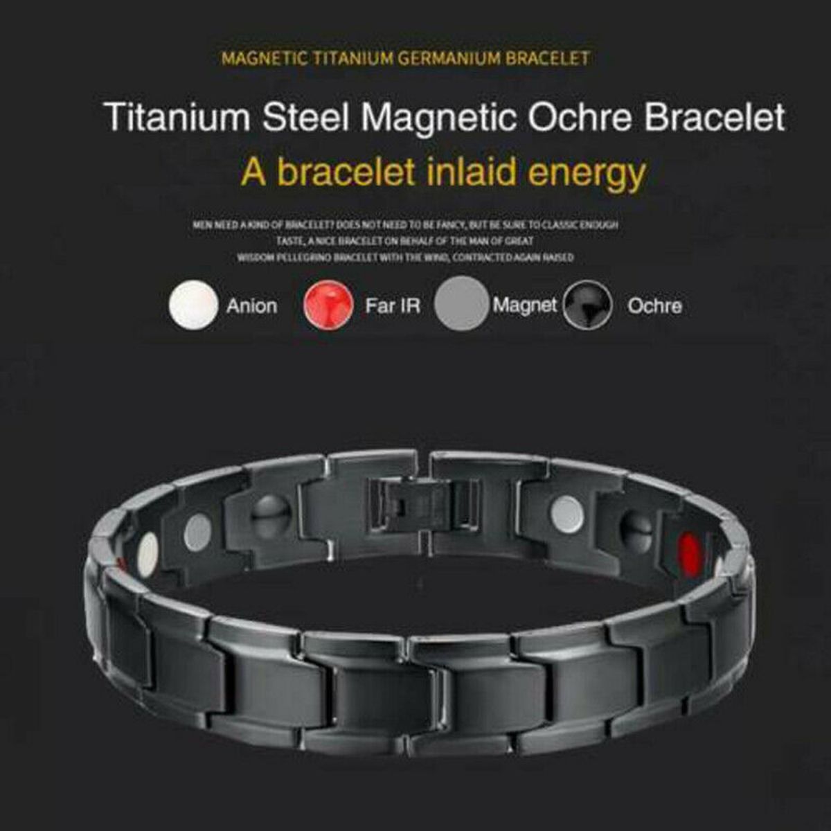 Buy Bio Magnetic Therapy Double Ton Double Line Titanium Energy Health  Metal Bracelet For Men & women Online at Low Prices in India - Amazon.in
