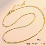 Rainbow Colourful 18K American Diamond Necklace Pendant Chain Women 