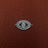 Turkish Silver Evil Eye Cubic Zirconia Diamond Centre Pcs For Women