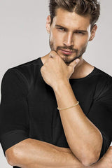 Popcorn Gold 316L Stainless Steel Lobster Clasp Chain for Men