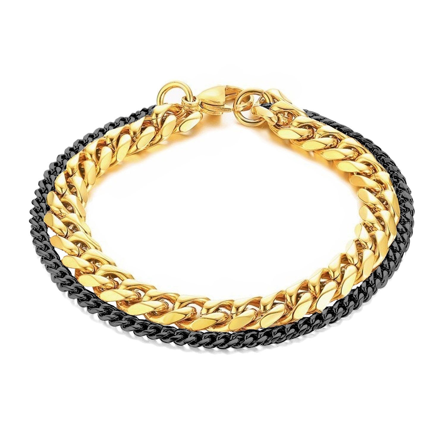 Double Layer Crystal Bracelet  Gold  Salty Accessories