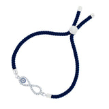 Blue Thread Infinity Turkish Evil Eye Bracelet For Women