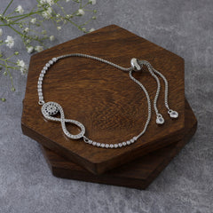 Blue Slider Infinity Turkish Evil Eye Bracelet For Women