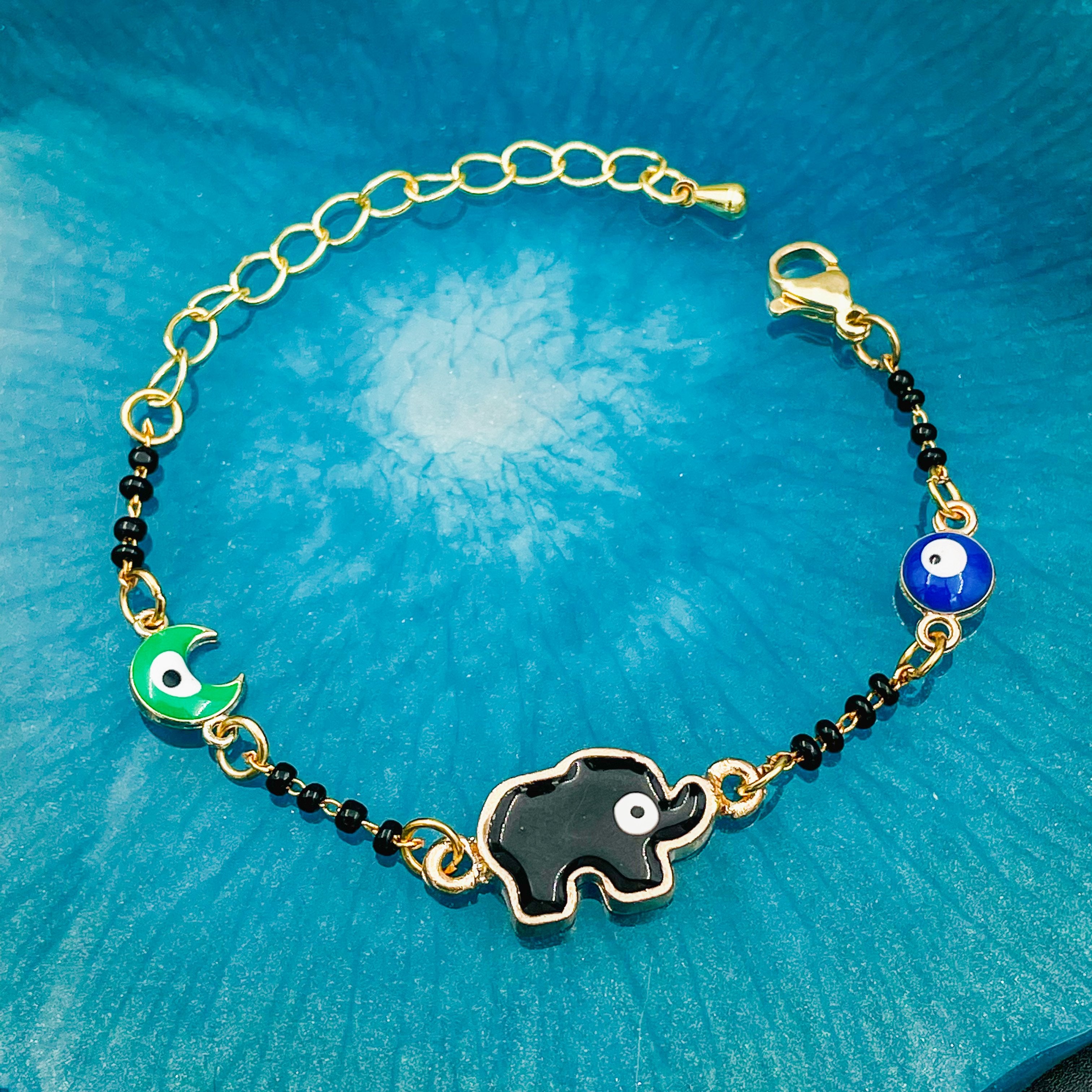 Buy Elephant Bracelet in Sterling Silver for Good Luck Om Pooja Shop Online  at Low Prices in India  Amazonin