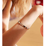 Gold Stainless Steel Openable Kada For Women