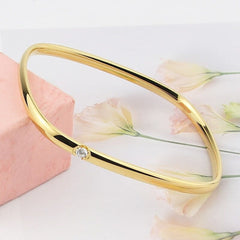 Gold Stainless Steel Kada Women