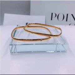 Gold Stainless Steel Kada Women