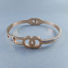 Rose Gold Stainless Steel Openable Kada Women