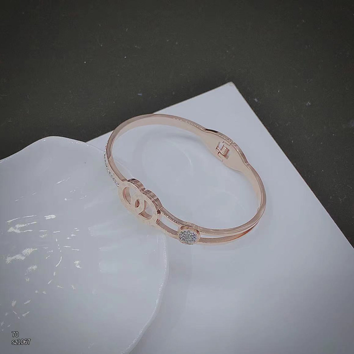 Rose Gold Stainless Steel Openable Kada Women