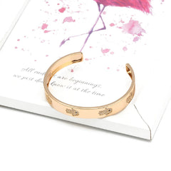 Hamsa Gold Copper Cuff Kada Women