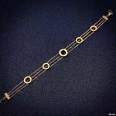 Roman Rose Gold Stainless Steel Bracelet For Women