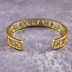 Happy Gold Stainless Steel Bracelet For Women