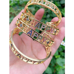Happy Gold Stainless Steel Bracelet For Women
