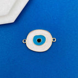 Brass White Black Blue Gold Evil Eye Accessories Pendant Charm Combo Pack Of 6 For Women