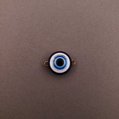 Evil Eye Gold Blue Black Copper Charm For Women